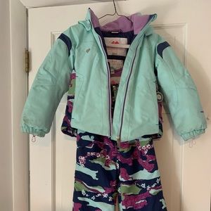 Girls Obermeyer ski outfit